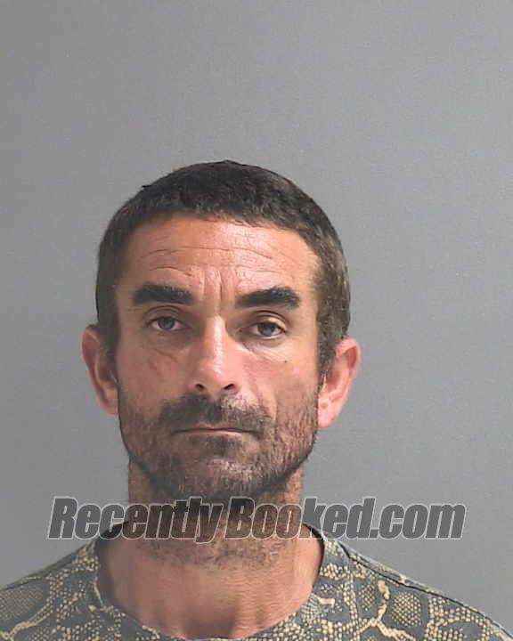Booking photo from Volusia County, Florida