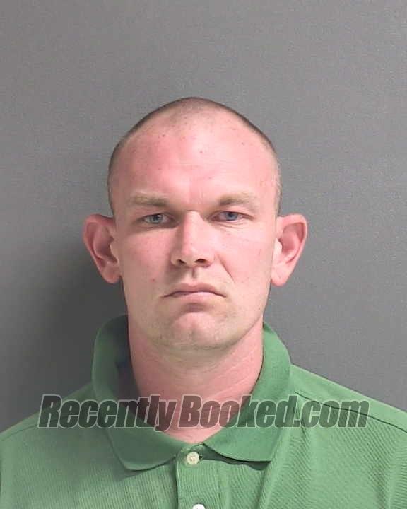 Booking photo from Volusia County, Florida