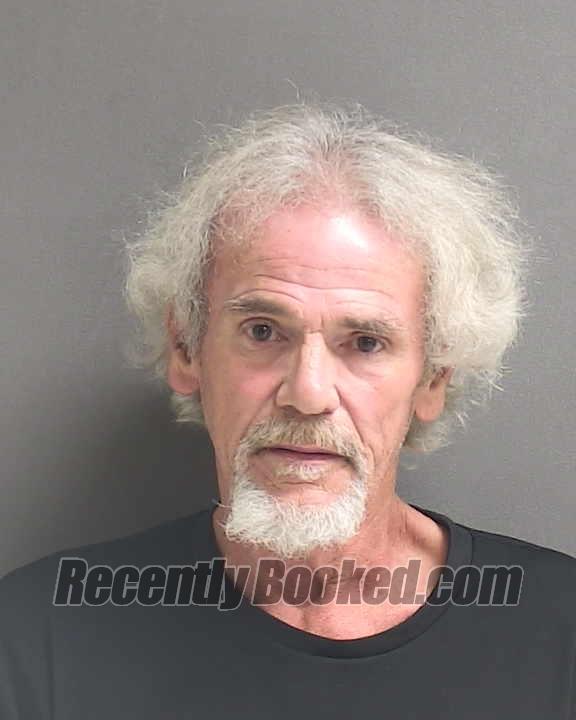 Booking photo from Volusia County, Florida