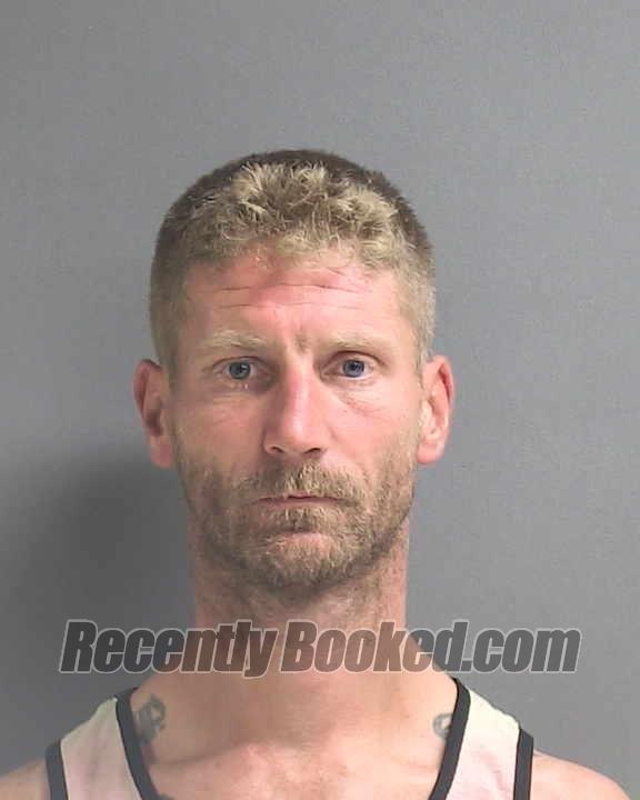 Booking photo from Volusia County, Florida