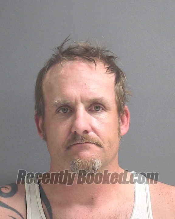 Booking photo from Volusia County, Florida