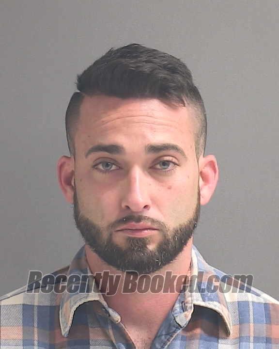 Booking photo from Volusia County, Florida