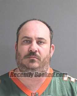 Booking photo from Volusia County, Florida
