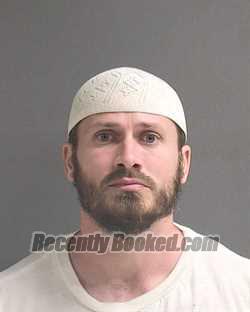 Booking photo from Volusia County, Florida