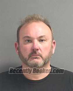 Booking photo from Volusia County, Florida