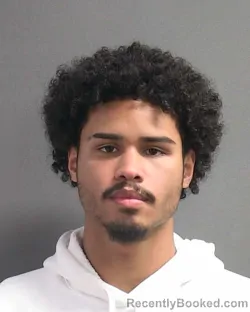Booking photo from Volusia County, Florida