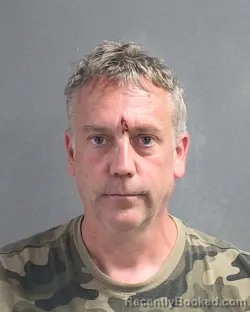 Mugshot of DERRICK EDWARD HOOVER booked in Volusia County, Florida on March 12, 2026