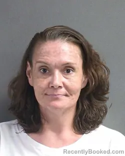 Mugshot of AMANDA CARROLL BURGESS booked in Volusia County, Florida on April 30, 2026