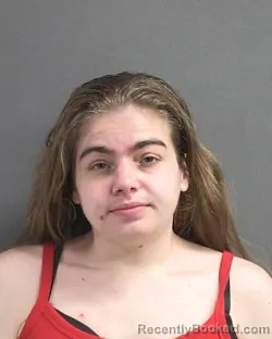 Mugshot of JASMINE MARIE D'AGOSTINO booked in Volusia County, Florida on May 13, 2026