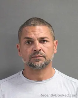 Mugshot of WILBERTO RAFAEL RESTO DETRES booked in Volusia County, Florida on May 24, 2026