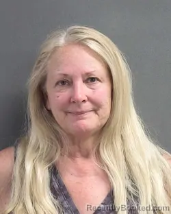 Mugshot of SUSAN KAY LININGTON booked in Volusia County, Florida on May 25, 2026