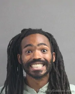 Mugshot of HASHEEM ARMAD SIMPSON booked in Volusia County, Florida on July 6, 2026