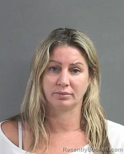 Mugshot of JESSICA LEIGH BARONE booked in Volusia County, Florida on July 9, 2026