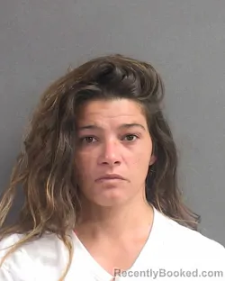 Mugshot of ANGELINA LEONA KLEZOS booked in Volusia County, Florida on July 14, 2026