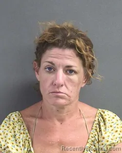 Mugshot of SARAH ELIZABETH DICKERSON booked in Volusia County, Florida on July 14, 2026