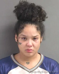 Mugshot of GABRIELA MELANIE SALAMON booked in Volusia County, Florida on July 15, 2026