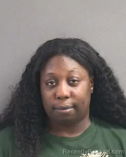 Mugshot of SIMONE WAYNESHA RHODES booked in Volusia County, Florida on July 17, 2026