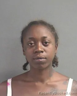 Mugshot of Antwanija Jamese Wiwo booked in Volusia County, Florida on August 4, 2026