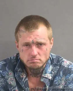 Mugshot of THOMAS JACOB SAUNDERS booked in Volusia County, Florida on August 5, 2026