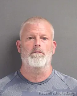 Mugshot of Brian Christopher Moore booked in Volusia County, Florida on August 6, 2026