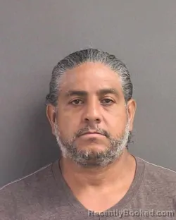 Mugshot of Luis Alberto Montanez booked in Volusia County, Florida on August 6, 2026