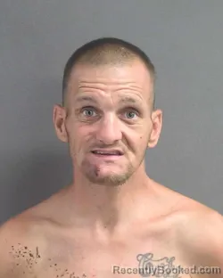 Mugshot of Robert Wesley Allen booked in Volusia County, Florida on August 6, 2026