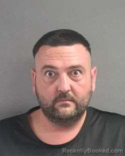 Mugshot of Michael A Gervais booked in Volusia County, Florida on August 6, 2026
