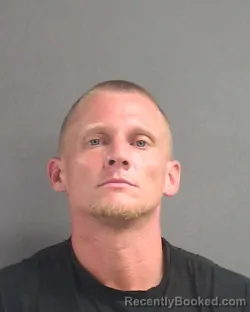 Mugshot of Rogan J Sloan booked in Volusia County, Florida on August 6, 2026