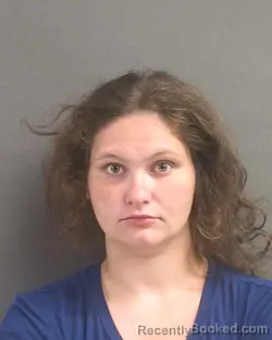 Mugshot of Kristen Dee Stone booked in Volusia County, Florida on August 7, 2026