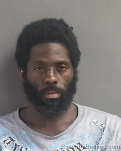 Mugshot of Demetrius Napoleon Mccloud booked in Volusia County, Florida on August 7, 2026