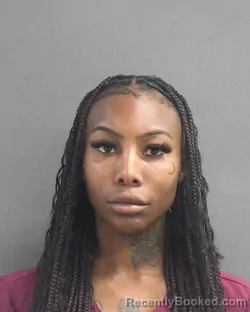 Mugshot of Amber C Mcbride booked in Volusia County, Florida on August 7, 2026