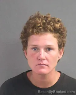 Mugshot of Alycia M Arens booked in Volusia County, Florida on August 7, 2026