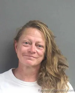 Mugshot of Misty Suzanne Gaines booked in Volusia County, Florida on August 7, 2026