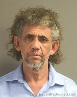 Mugshot of Francisco Peralta booked in Volusia County, Florida on August 7, 2026