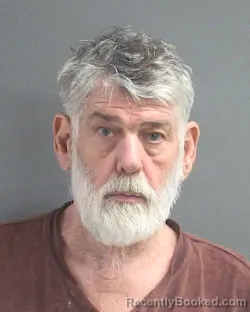 Mugshot of Albert Joseph Bowes booked in Volusia County, Florida on August 7, 2026