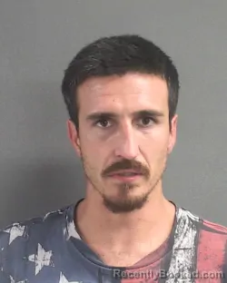 Mugshot of Andrew George Basile booked in Volusia County, Florida on August 8, 2026