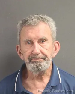 Mugshot of Philip Arthur Messier booked in Volusia County, Florida on August 8, 2026