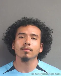 Mugshot of Derek Jesus Santos booked in Volusia County, Florida on August 8, 2026