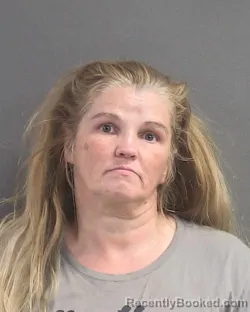 Mugshot of Ruby Michelle Blizzard booked in Volusia County, Florida on August 8, 2026