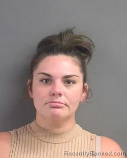 Mugshot of Alicia Loren Celauro booked in Volusia County, Florida on August 9, 2026