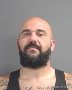 Mugshot of Michael John Guerriero booked in Volusia County, Florida on August 9, 2026