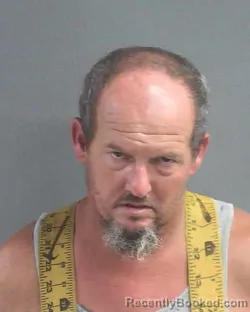 Mugshot of Keith Allen Norris booked in Volusia County, Florida on August 9, 2026