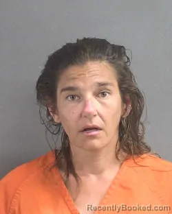 Mugshot of Lori Marie Flanzer booked in Volusia County, Florida on August 9, 2026