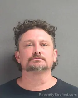 Mugshot of Adam Jeffrey Swain booked in Volusia County, Florida on August 10, 2026