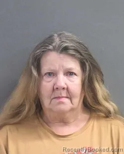 Mugshot of Donna Kay Mullins booked in Volusia County, Florida on August 10, 2026