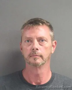 Mugshot of Robert Arthur Becker booked in Volusia County, Florida on August 10, 2026