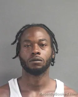 Mugshot of Kerwan Lavar Washington booked in Volusia County, Florida on August 11, 2026