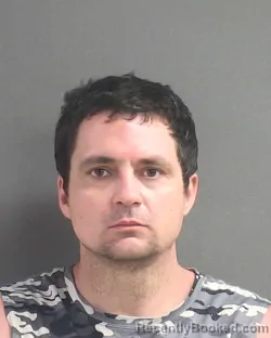Mugshot of Christopher Mark Monteith booked in Volusia County, Florida on August 11, 2026