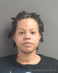 Mugshot of Tyesha Latrice Ellis booked in Volusia County, Florida on August 12, 2026