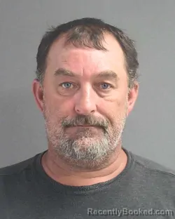 Mugshot of Darrell Richard Reahl booked in Volusia County, Florida on August 12, 2026